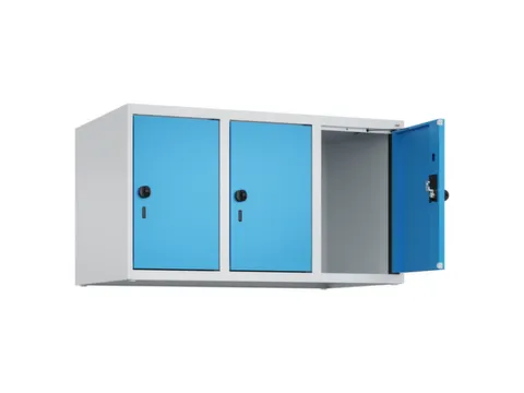 opzetkast,v. locker,3vak.,vak B 300mm,HxBxD 500x900x500mm,draaigrendel
