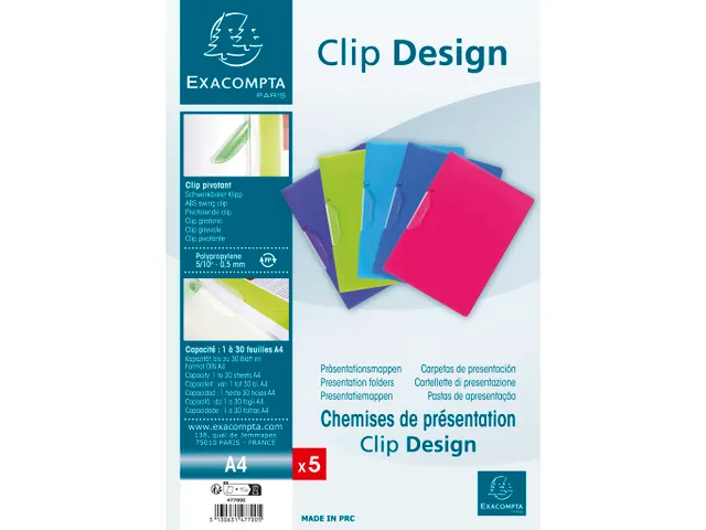 Clip Design map - tr ansp.clip A4 geass.