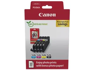 inktcartridge CLI-526 3 x 9 ml 4540B019 3 kleuren - 1
