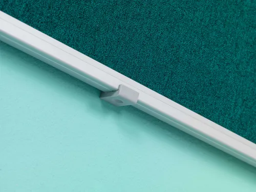 Prikbord 120x240cm Groenblauw Accent Softline Profiel 16mm