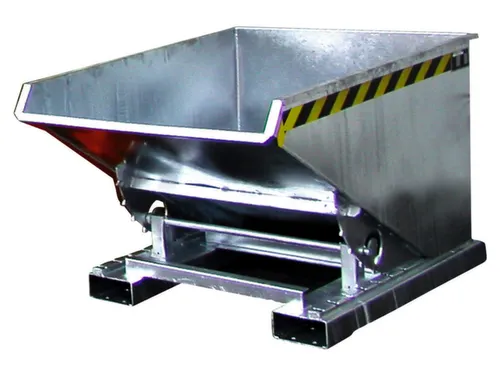 Kiepbak Hxbxd 1103x1870x1720mm 2.1m³ Afrolmechaniek Vuurverzinkt