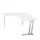 bureau in vrije vorm,HxBxD 740x1400x1400mm,vrije vorm,Bl-wit