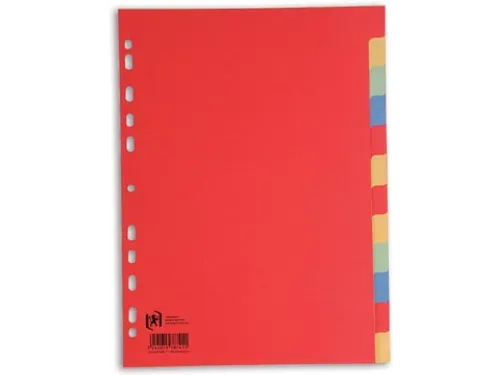 Elba Tabbladen A4 11-Gaats 12-Delig 160gr Assorti