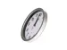 OUTLET Wandklok MAUL Run RC Ø25x5cm kunststof zilver/wit incl batteri