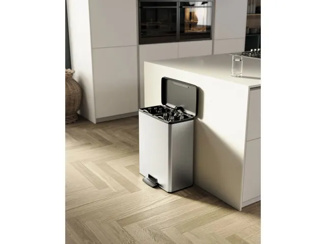 Pedaalemmer Decobin Duo 26+26 Liter Zilver Zwart