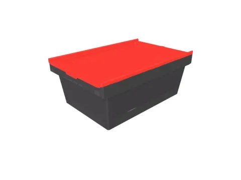 Herbruikbare containers HxLxB 240x610x400mm 38l PP-regeneraat rood