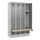 locker met bank,HxBxD 1950x1200x815mm,4vak,vak B 300mm,cilinderslot