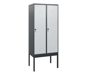 locker,HxBxD 1950x800x500mm,2vak,vak B 400mm,draaigrendel - 1