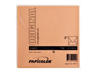 Envelop Papicolor 140x140mm Oranje Gegomd - 3