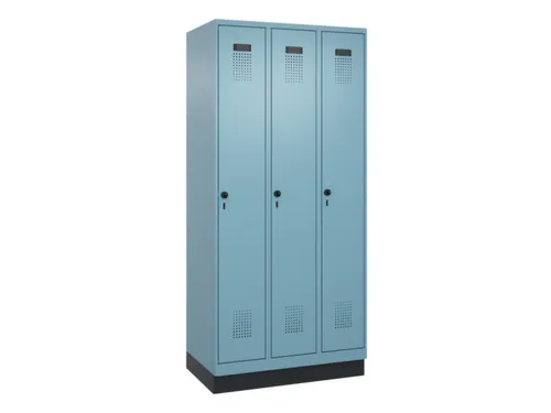 locker voor scheiding van kleding,HxBxD 1950x900x500mm,3vak