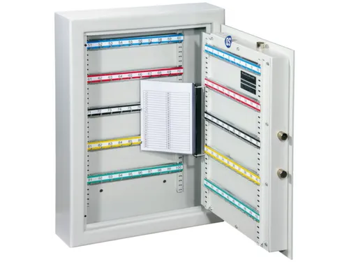 Sleutelkluis klasse A HxBxD 636x460x120mm 100haakjes 35kg Ral7035