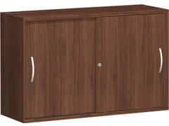 schuifdeurkast,HxBxD 770x1200x430mm,decor romp noten,decor front noten