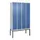locker,HxBxD 2120x1200x500mm,4vak,vak B 300mm,cil.-slot,voetonderstel