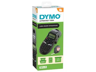 Dymo LetraTag LT-100H ABC Labelprinter 12mm Zwart Tape - 2