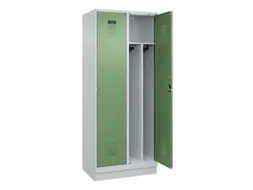 locker voor scheiding van kleding,HxBxD 1950x800x500mm,2vak