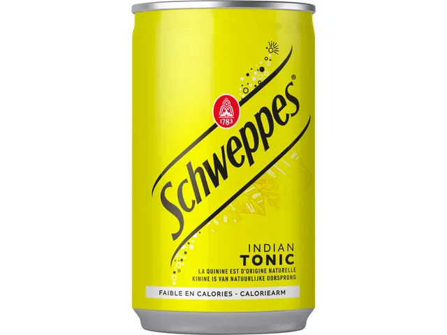 Frisdrank Schweppes tonic blik 150ml