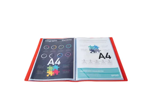 Showalbum PP 40 tas A4 rood