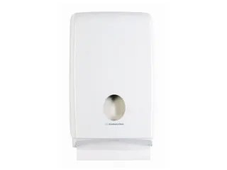 Aquarius U7024 handdoek dispenser Slimfold wit - 1