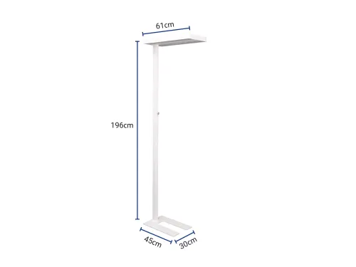 Vloerlamp MAUL Javal LED dimbaar wit hoog 195cm