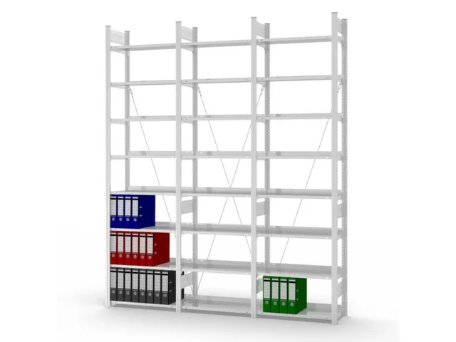 rayonnage pour classeurs,rayonnage suivant,HxlxP 2000x760x635mm