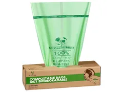 Afvalzak bio Mr. Green Mind 60x80cm 60 liter dispenser 60 stuks