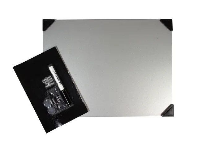 Tableau gris magnétique Millex 30x40cm + accessoires