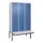 locker met bank,HxBxD 2120x1200x815mm,3vak,vak B 400mm,cil.-slot