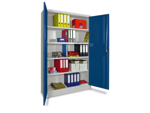 grootvolumekast met openslaande deuren,RAL7035,front RAL5010