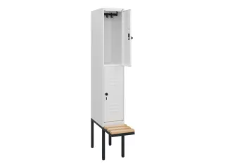Dubbeldekse dekenkist,HxBxD 1950x300x815mm,1x2vak.,vak B 300mm - 2