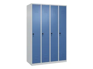 locker,HxBxD 1850x1200x500mm,4vak,vak B 300mm,draaigrendel - 1