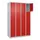 lockerkast,HxBxD 1850x1200x500mm,4x4vakken,vak B 300mm,cil.-slot