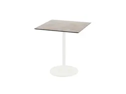 bistrotafel,HxBxD 730x700x700mm,rechthoekig,schotelvoet wit