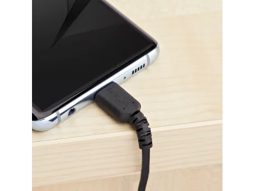 USB 2.0 naar USB-C kabel 2 Meter Zwart