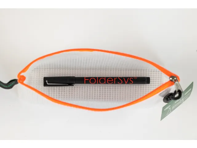 Pochette zip soufflet Foldersys EVA A6 orange