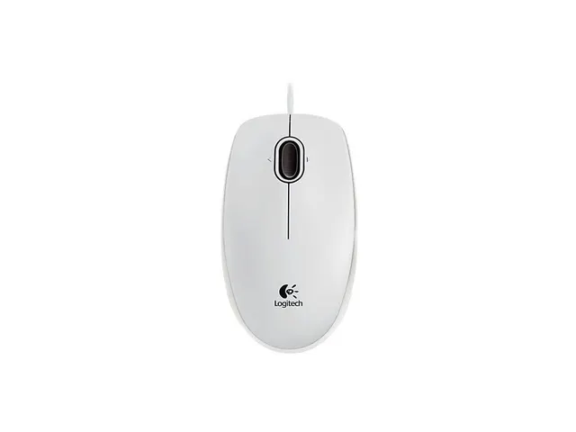 Logitech B100 Optische Muis wit