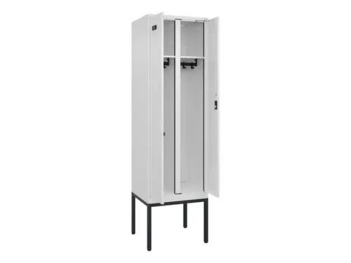 locker voor scheiding van kleding,HxBxD 2120x600x500mm,2vak