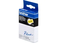 Lettertape Brother Tc-691 12 Mm Geel/Zwart