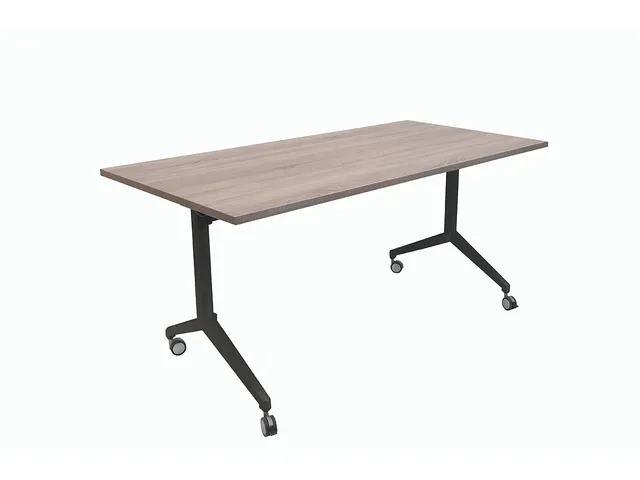 Schaffenburg Klaptafel 120x80cm Blad Robson Eik 25mm Frame Zwart