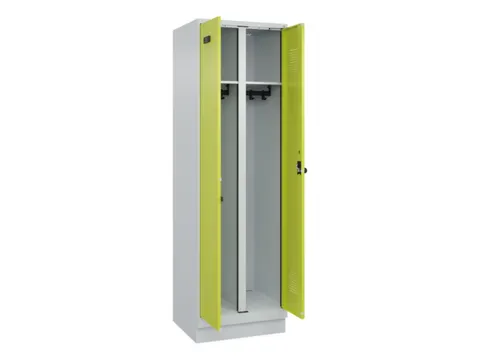 locker voor scheiding van kleding,HxBxD 1950x600x500mm,2vak