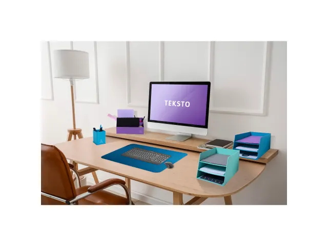 Onderlegger vilt Tek sto 50x65 turquoise