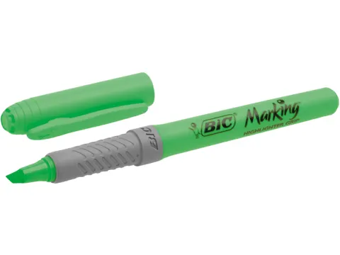 Markeerstift Bic Highlighter Grip Groen 12 stuks