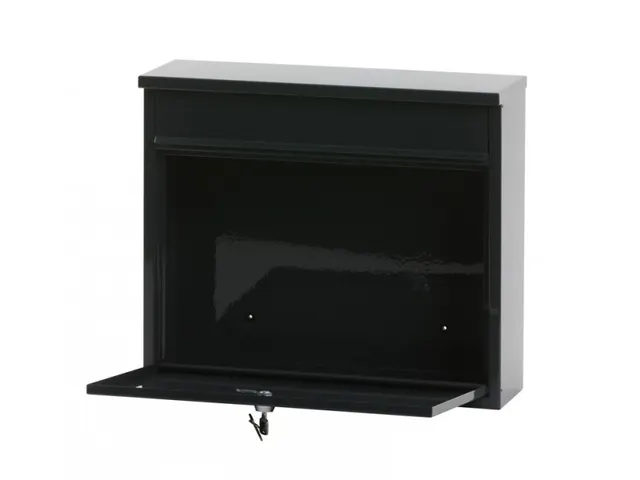 Wandbrievenbus 31.5cm Antraciet Staal