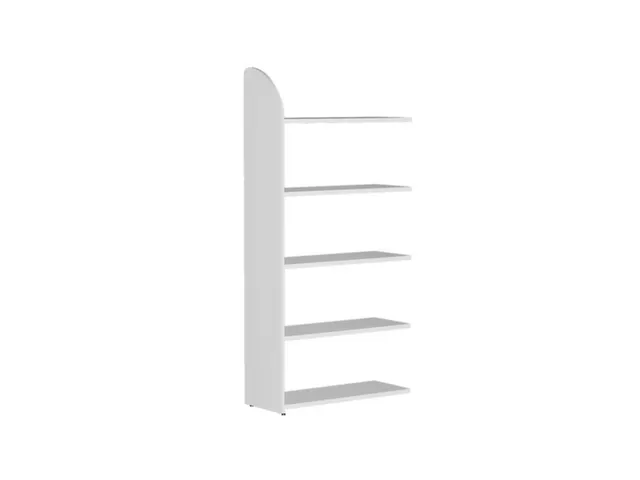 Élément Standard Hxlxp 1900x820x325mm 5tablettes 1paroi Latérale Bl