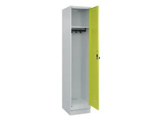 locker,HxBxD 1950x400x500mm,1vak,vak B 400mm,draaigrendel,sokkel - 2