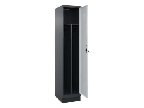 locker voor scheiding van kleding,HxBxD 1950x400x500mm,1vak