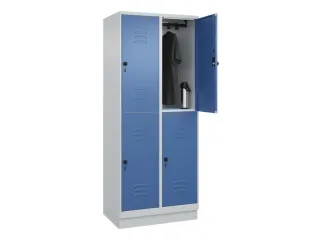 dubbeldekse locker,HxBxD 1950x800x500mm,2x2vak.,vak B 400mm - 3