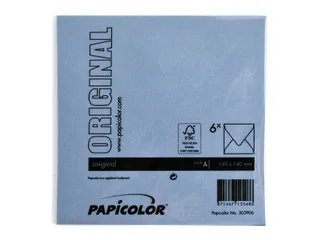 Envelop Papicolor 140x140mm Donkerblauw gegomd - 3