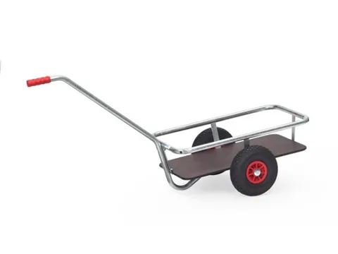 Handtrekwagen 6091L vuurverzinkt 200kg 690x356mm Luchtbanden