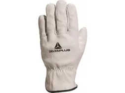 Delta Plus FBN49 mechanische lederen handschoenen, beige, maat 10, 12