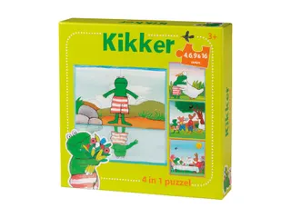 Puzzel De Wereld van Kikker 4 in 1 - 2